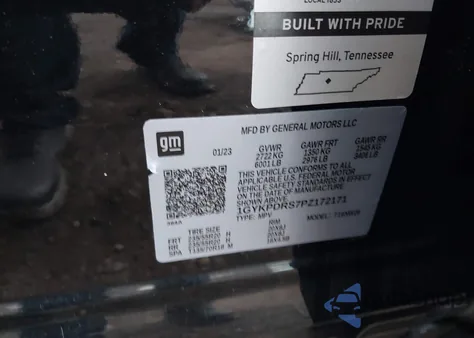 2023 Cadillac Xt6 Awd Premium Luxury z USA, uszkodzony, nr VIN 1GYKPDRS7PZ172171